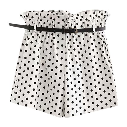 shop Frill Trim Spot Shorts With Belt online shop Frill Trim Spot Shorts With Belt online