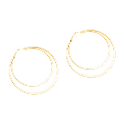 shop online Layered Open Hoop Earrings shop online Layered Open Hoop Earrings