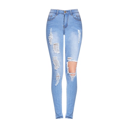 shop online Bleach Wash Distressed Skinny Jeans shop online Bleach Wash Distressed Skinny Jeans