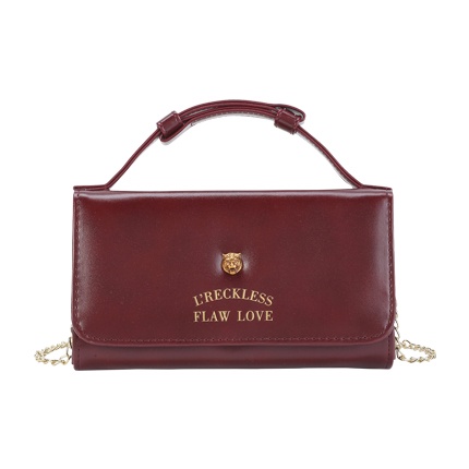 shop Metal Animal Detail PU Cross Body Bag online shop Metal Animal Detail PU Cross Body Bag online