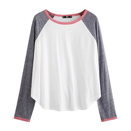 shop Raglan Sleeve Elbow Patch Curved Hem Tee online shop Raglan Sleeve Elbow Patch Curved Hem Tee online