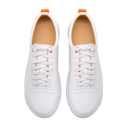 shop online White Round Toe Lace Up Sneakers shop online White Round Toe Lace Up Sneakers