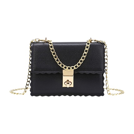 shop online Scalloped Trim Chain Bag shop online Scalloped Trim Chain Bag