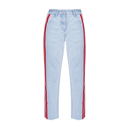 shop online Striped Side Faded Wash Jeans shop online Striped Side Faded Wash Jeans