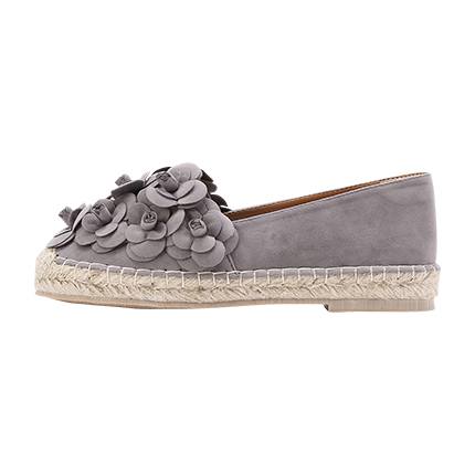 shop Flower Embellished Cap Toe Espadrille Flats online shop Flower Embellished Cap Toe Espadrille Flats online