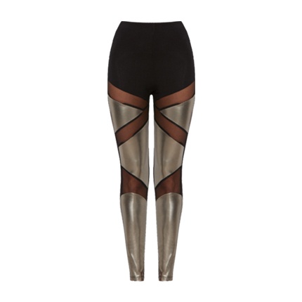 shop Mesh Insert Two Tone Leggings online shop Mesh Insert Two Tone Leggings online
