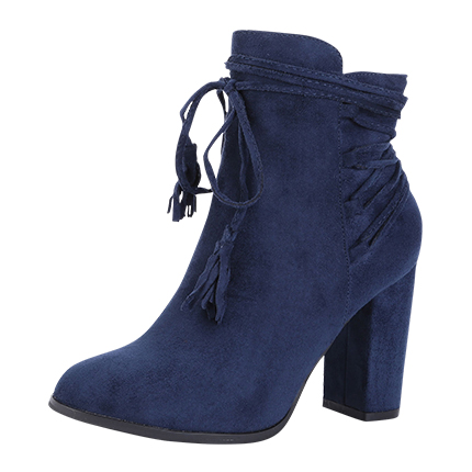 shop online Bow Tie Front Suede Ankle Boots shop online Bow Tie Front Suede Ankle Boots