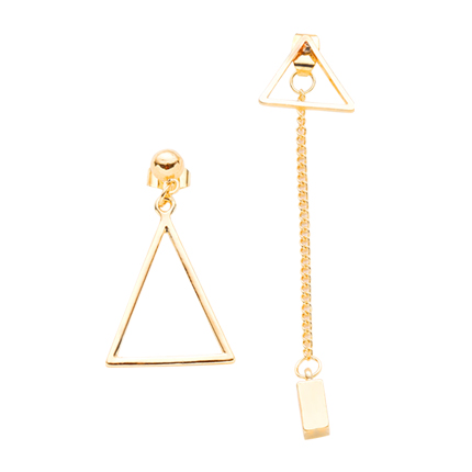 shop online Minimalist Geometric Mismatch Earrings shop online Minimalist Geometric Mismatch Earrings