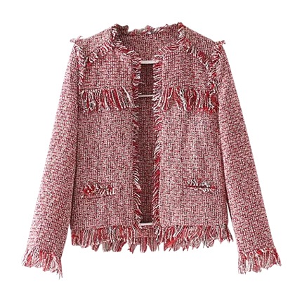 shop online Frayed Edge Tweed Blazer shop online Frayed Edge Tweed Blazer