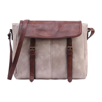 shop Flap Dual Buckled Strap Messenger Bag online shop Flap Dual Buckled Strap Messenger Bag online