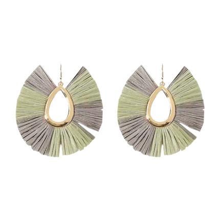 shop Color-Block Lafite Hoop Drop Earrings online shop Color-Block Lafite Hoop Drop Earrings online