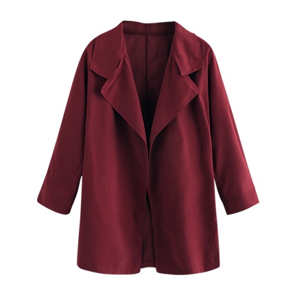 shop online Open Front Casual Coat shop online Open Front Casual Coat