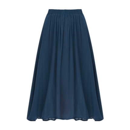 Style and compare Elastic Waist Crinkle Flowy Skirt | clothing | Sociomix