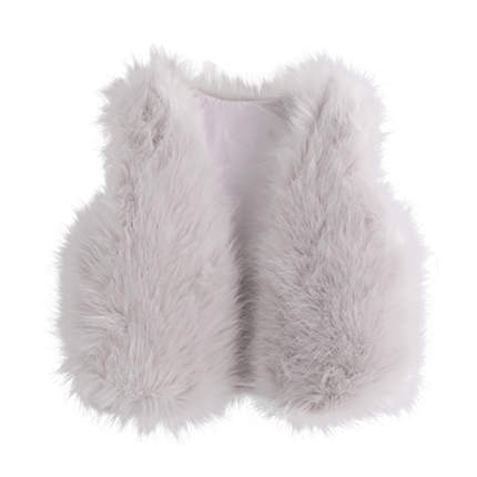 shop online Faux Fur Crop Vest shop online Faux Fur Crop Vest