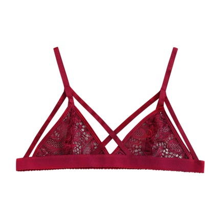Style and compare Harness Detail Lace Bralette | clothing | Sociomix