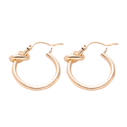 shop online Knot Design Hoop Earrings shop online Knot Design Hoop Earrings