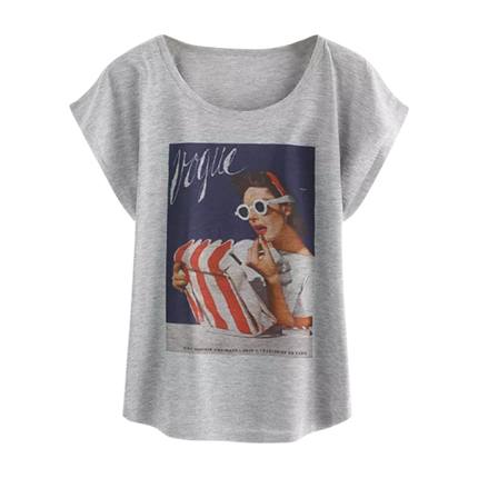 shop Graphic Print Dolman Sleeve Tee online shop Graphic Print Dolman Sleeve Tee online