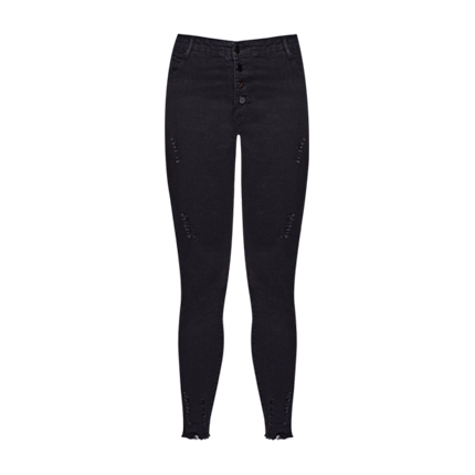 shop online Frayed Hem Denim Skinny Jeans shop online Frayed Hem Denim Skinny Jeans