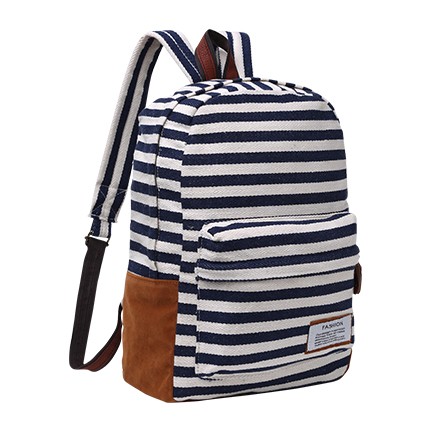 shop online Striped Canvas Backpack shop online Striped Canvas Backpack