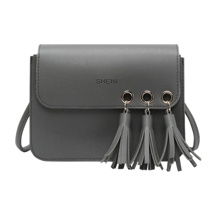 shop online Tassel Decorated Flap PU Crossbody Bag shop online Tassel Decorated Flap PU Crossbody Bag