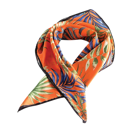 shop Leaves Print Square Scarf online shop Leaves Print Square Scarf online