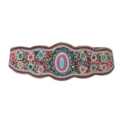 shop online Beaded Design Elastic Belt shop online Beaded Design Elastic Belt