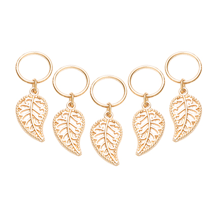 shop online 5PCS Gold Plated Leaf Hair Accessories shop online 5PCS Gold Plated Leaf Hair Accessories