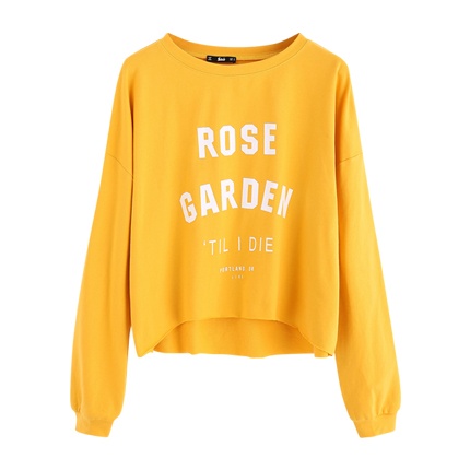 shop online Raw Cut Dip Hem Drop Shoulder Pullover shop online Raw Cut Dip Hem Drop Shoulder Pullover