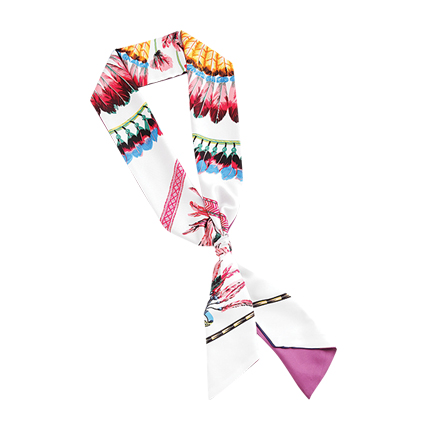 shop online Feather Print Skinny Scarf shop online Feather Print Skinny Scarf