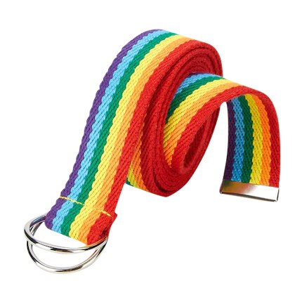 shop Double Buckle Striped Belt online shop Double Buckle Striped Belt online