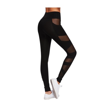 shop online Sheer Mesh Panel Leggings shop online Sheer Mesh Panel Leggings