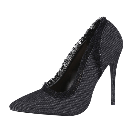 shop online Raw Trim Pointed Toe Stiletto Heels shop online Raw Trim Pointed Toe Stiletto Heels