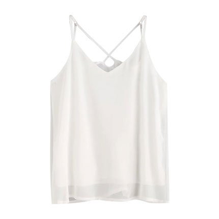 shop online Crisscross Chiffon Cami Top shop online Crisscross Chiffon Cami Top