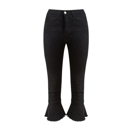 shop Raw Hem Cropped Flared Jeans online shop Raw Hem Cropped Flared Jeans online