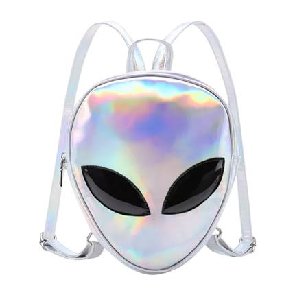 shop Iridescent Alien Shaped PU Backpack online shop Iridescent Alien Shaped PU Backpack online