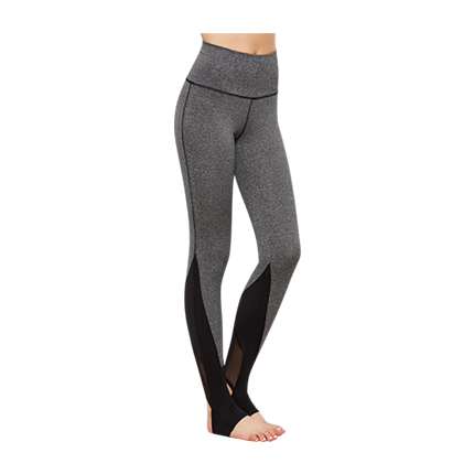 shop Marled Knit Mesh Panel Stirrup Leggings online shop Marled Knit Mesh Panel Stirrup Leggings online