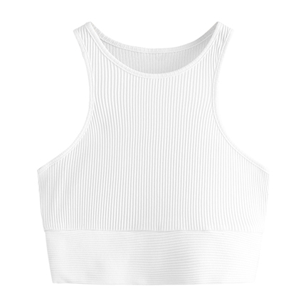 shop online Rib Knit Crop Tank Top shop online Rib Knit Crop Tank Top