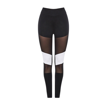 shop online Mesh Insert Color Block Leggings shop online Mesh Insert Color Block Leggings