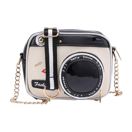 shop online Camera Shaped Crossbody Bag With Buckle shop online Camera Shaped Crossbody Bag With Buckle