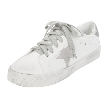 shop online Star Patch Lace Up Splice Sneakers shop online Star Patch Lace Up Splice Sneakers