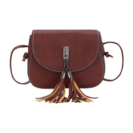 shop online Double Tassel Front PU Crossbody Bag shop online Double Tassel Front PU Crossbody Bag