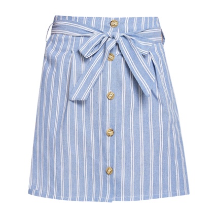 shop Tie Detail Striped Skirt online shop Tie Detail Striped Skirt online