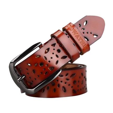 shop Hollow pressed flower luxury strap female belt online shop Hollow pressed flower luxury strap female belt online
