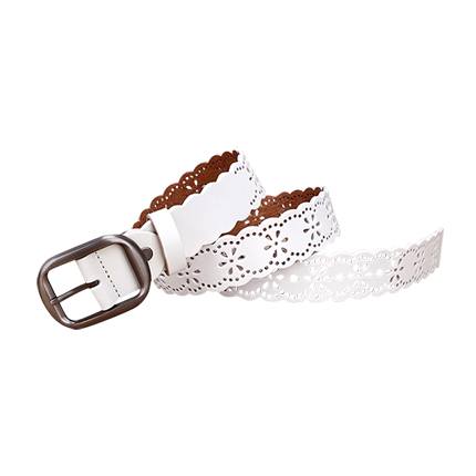 shop Leather Cutout Wide Female Belt online shop Leather Cutout Wide Female Belt online