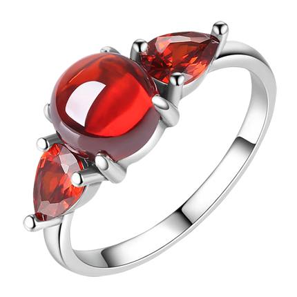 shop Red Oval Heart Finger Ring online shop Red Oval Heart Finger Ring online