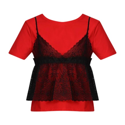 shop online Do The Dual Red And Black Top shop online Do The Dual Red And Black Top