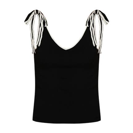 shop online Knotty Knotty Black Vest Top shop online Knotty Knotty Black Vest Top