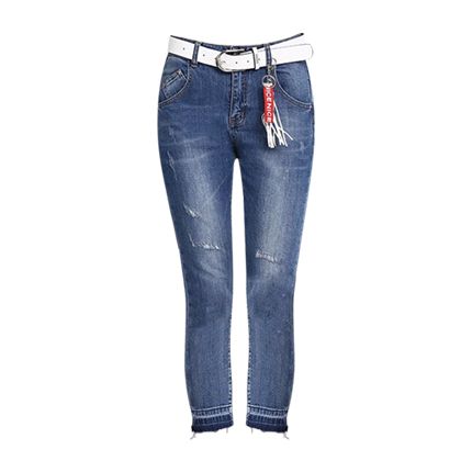 shop Frayed Denim Cropped Jeans online shop Frayed Denim Cropped Jeans online