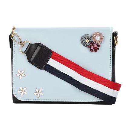 shop Almost There Blue Colorblocked Sling online shop Almost There Blue Colorblocked Sling online