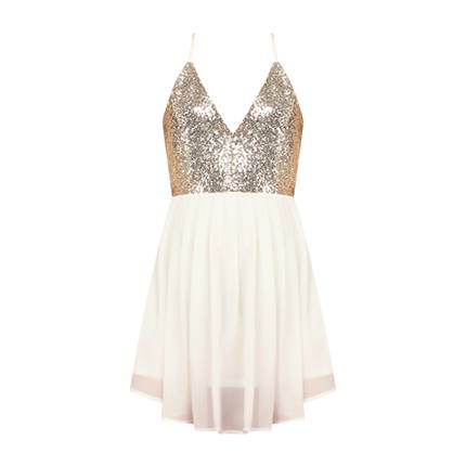 cami draped crossover slip party dress